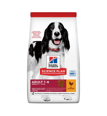 HILL'S SCIENCE PLAN CANE ADULT MEDIUM AL POLLO