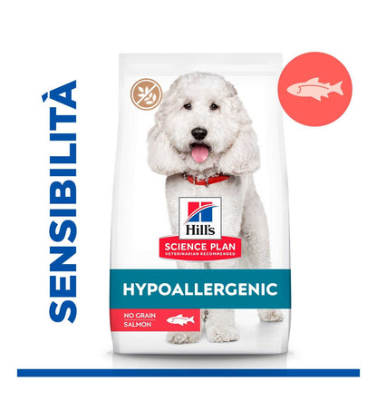 HILL'S  SCIENCE PLAN  CANE  HYPOALLERGENIC  ADULT  MEDIUM SALMONE