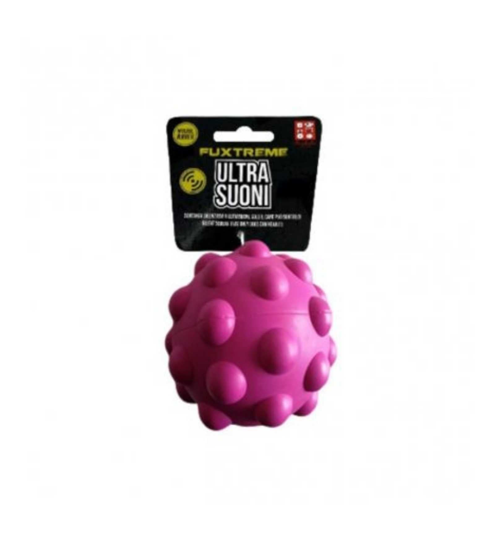 FERRIBIELLA FUXTREME ULTRASOUND PALLA ATOMICA PER CANI DI TAGLIA GRANDE 11,4 CM FUCSIA