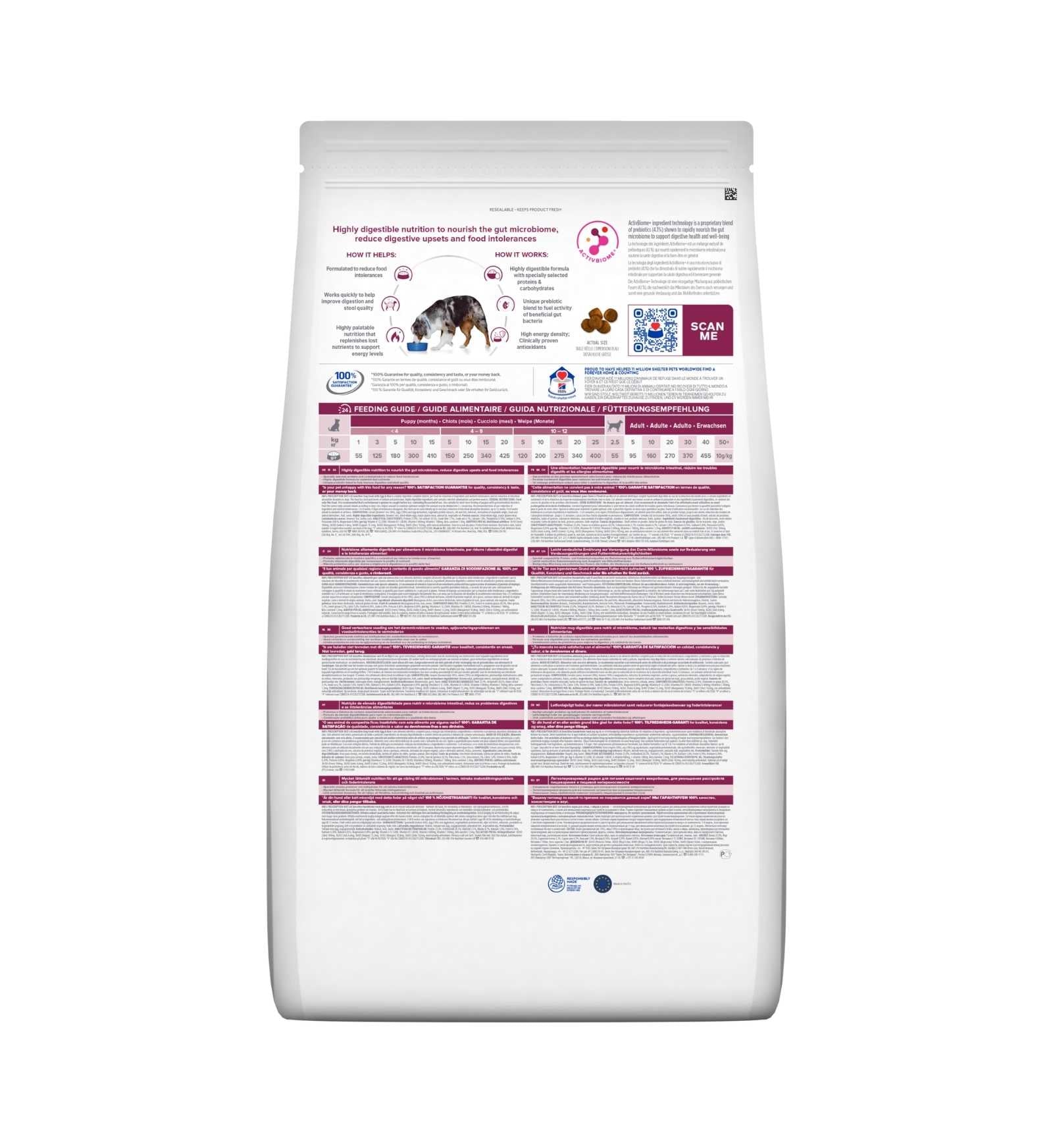 HILL'S  PRESCRIPTION DIET CANE  I/D SENSITIVE DIGESTIVE CARE UOVA E RISO