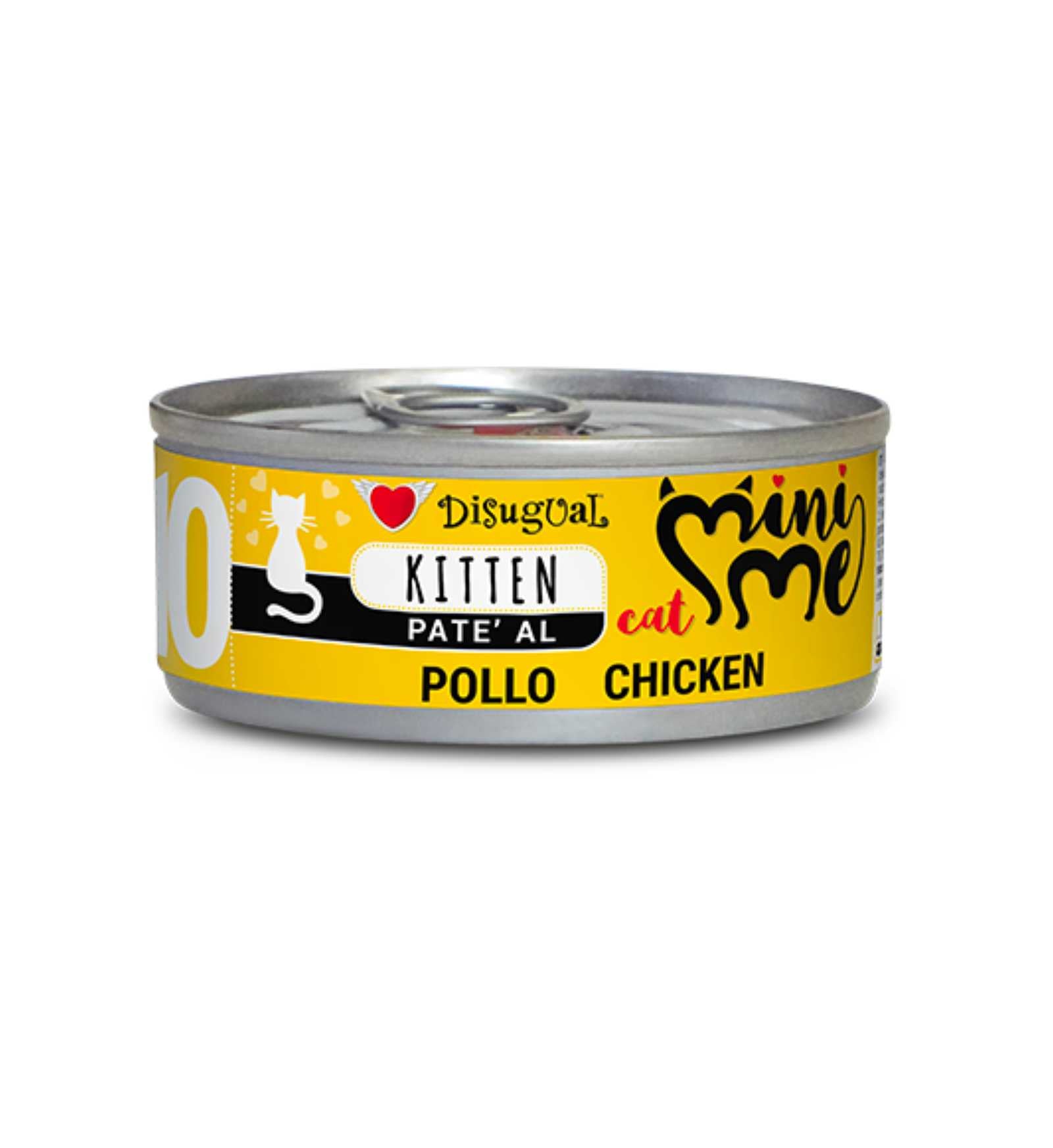 DISUGUAL GATTO KITTEN AL POLLO DA 85 GR IN LATTINA
