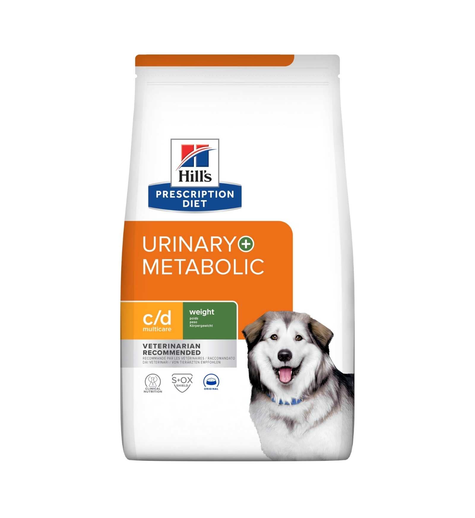 HILL'S  PRESCRIPTION DIET CANE  C/D MULTICARE URINARY + METABOLIC 12KG