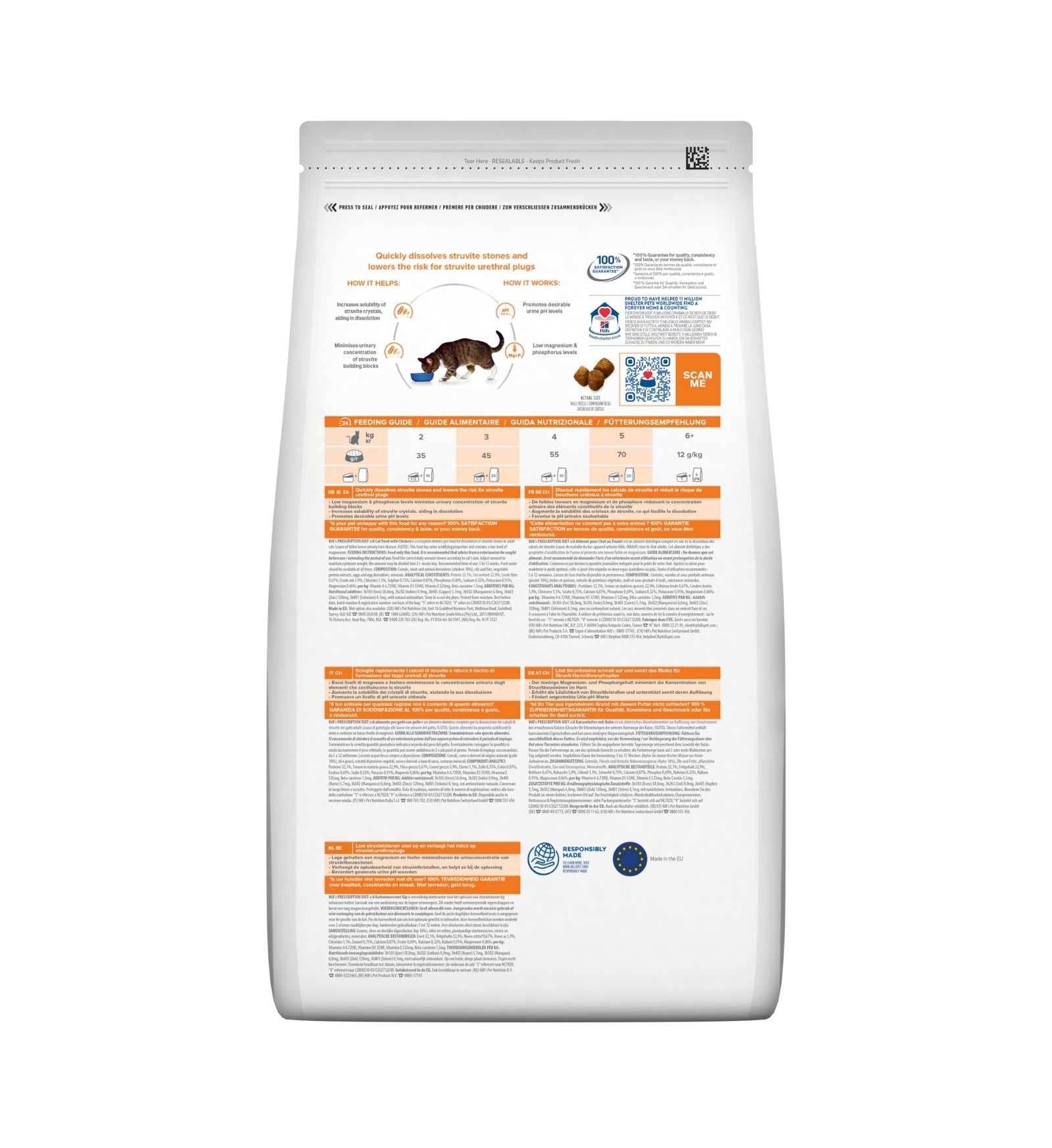 HILL'S PRESCRIPTION DIET GATTO S/D DA 1,5 KG