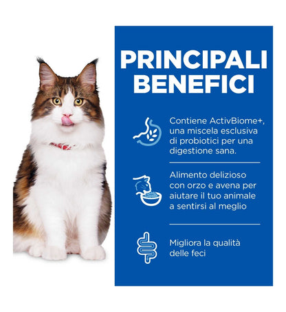 HILL'S SCIENCE PLAN GATTO ADULT 1 + PERFECT DIGESTION AL POLLO DA 85 GR IN BUSTA