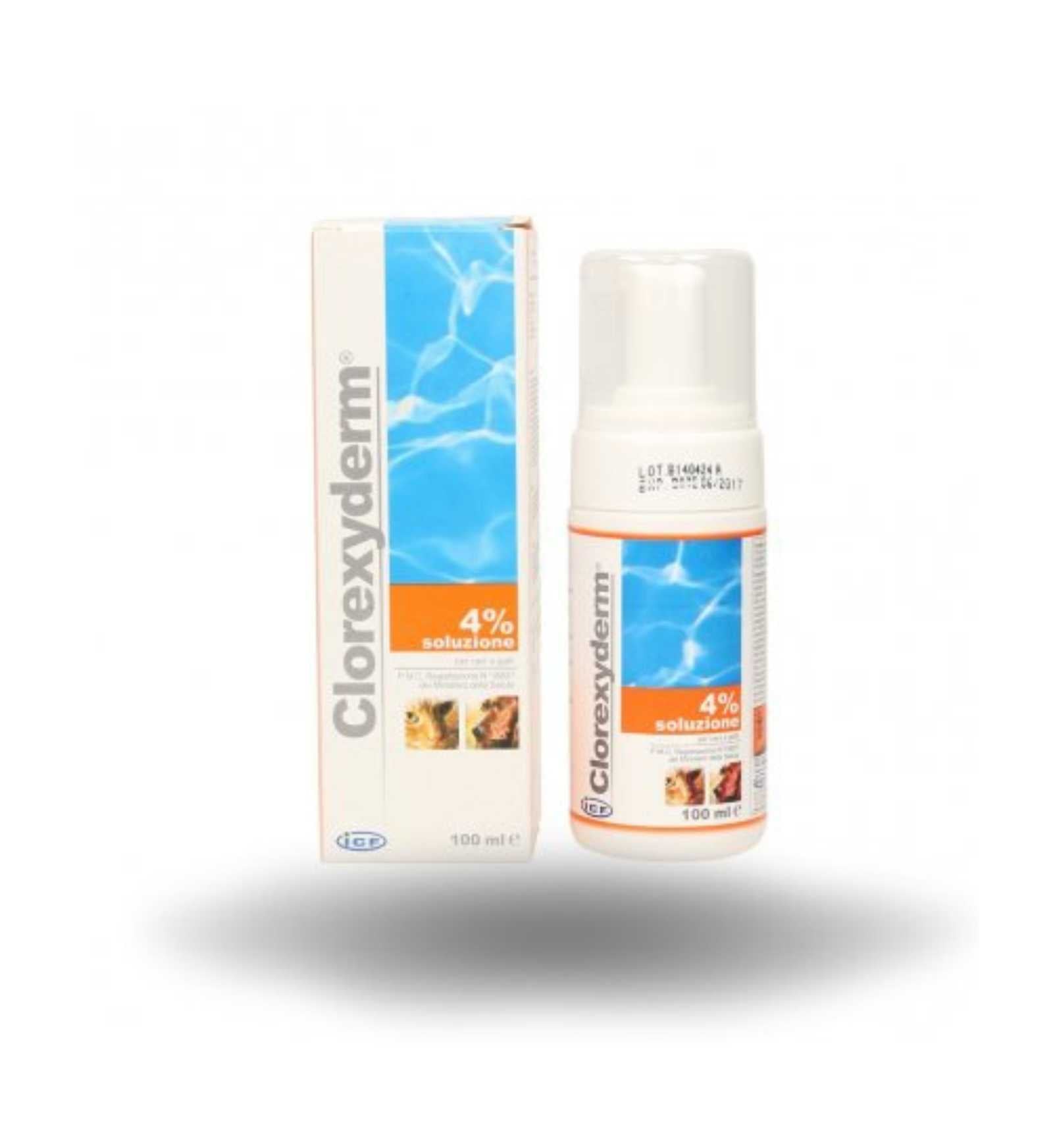 ICF CANE E GATTO CLOREXYDERM SOLUZIONE 4%