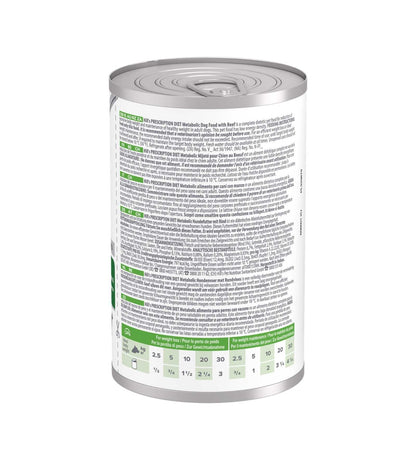HILL'S  PRESCRIPTION DIET CANE  METABOLIC WEIGHT LOSS & MAINTENANCE MANZO DA 370 G IN LATTINA