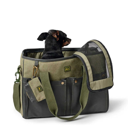 HUNTER CANE BORSA TRASPORTINO CARRIER  MADISON DA 40 X 20 X 30 CM KHAKI