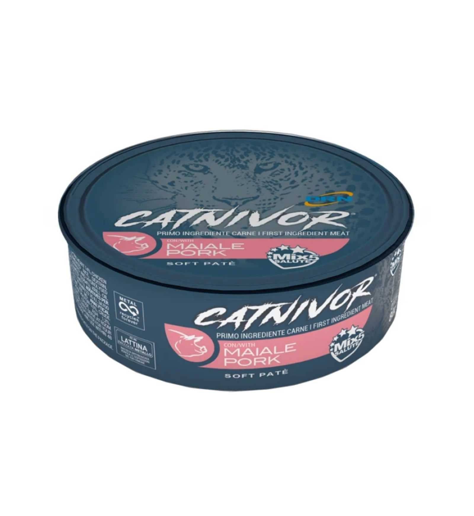 DRN GATTO CATNIVOR MORBIDO PATE' CON MAIALE DA 80 GR