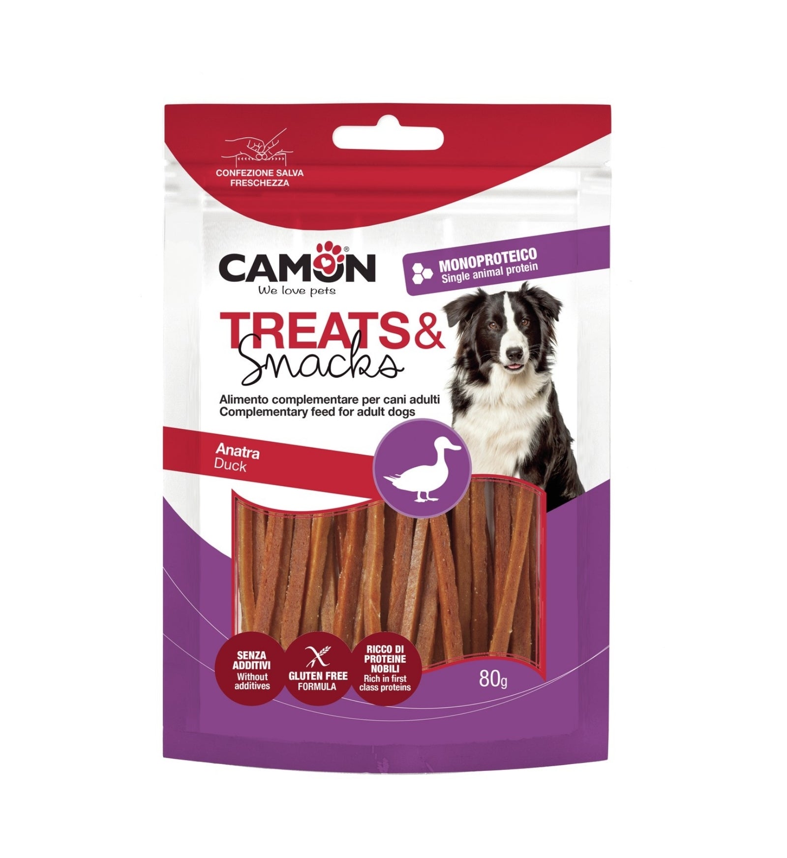 CAMON SNACK CANE BASTONCINI ALL' ANATRA  80 GR