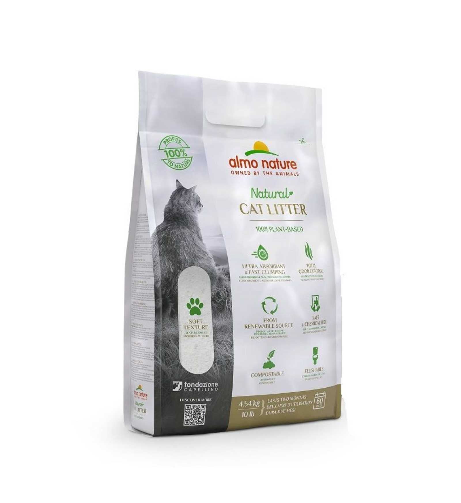ALMO NATURE GATTO LETTIERA NATURALE CAT LITTER DA 4,54 KG