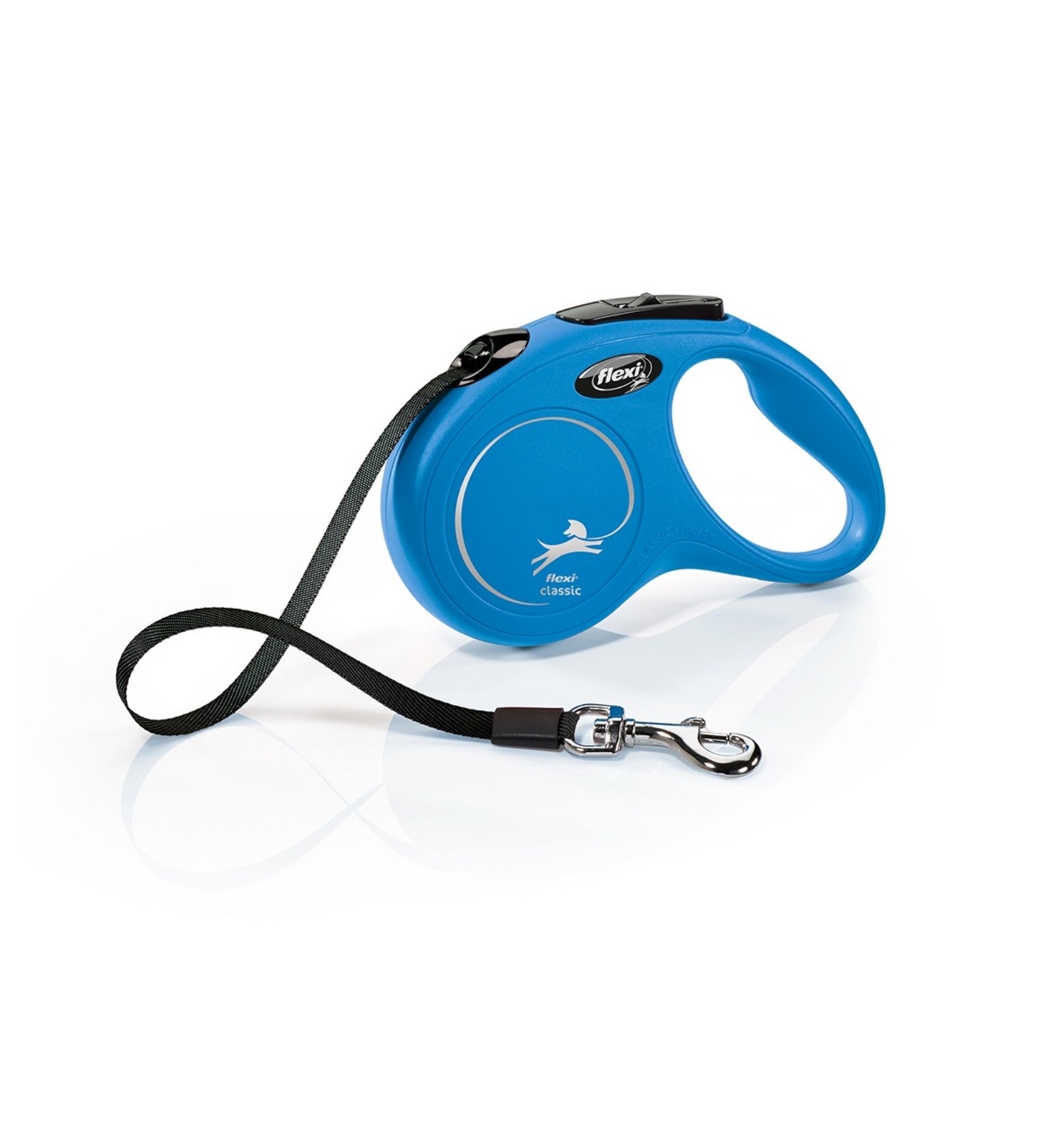 FLEXI CANE GUINZAGLIO NEW CLASSIC FETTUCCIA S 5M BLU