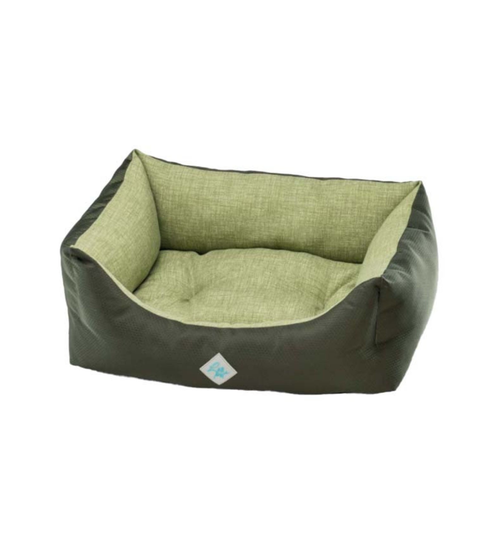 LEOPET CANE CUCCIA RODI VERDE 45X60 CM REVERSIBILE