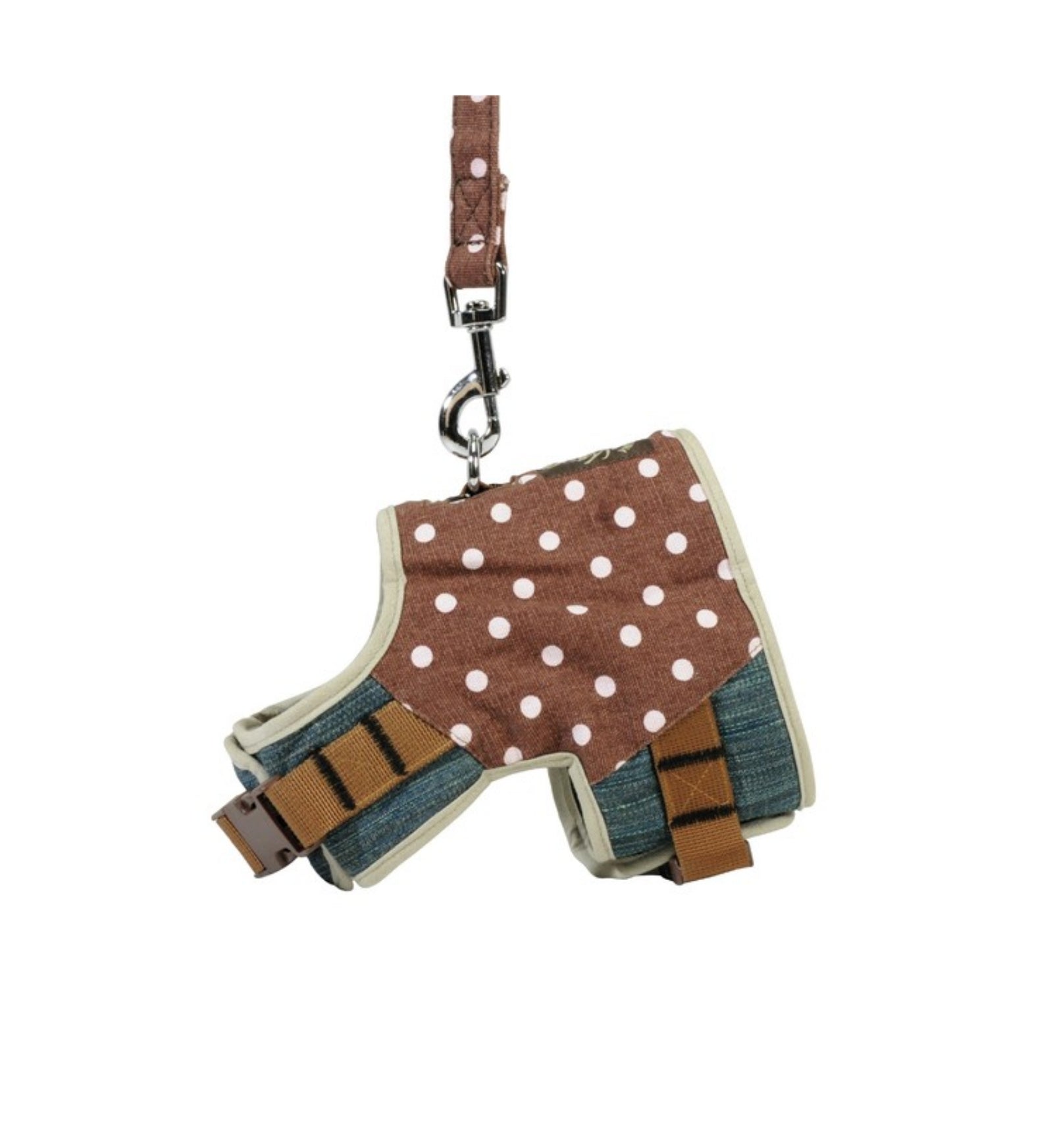 PETT+GUIN DENIM/POIS MARRONE XL