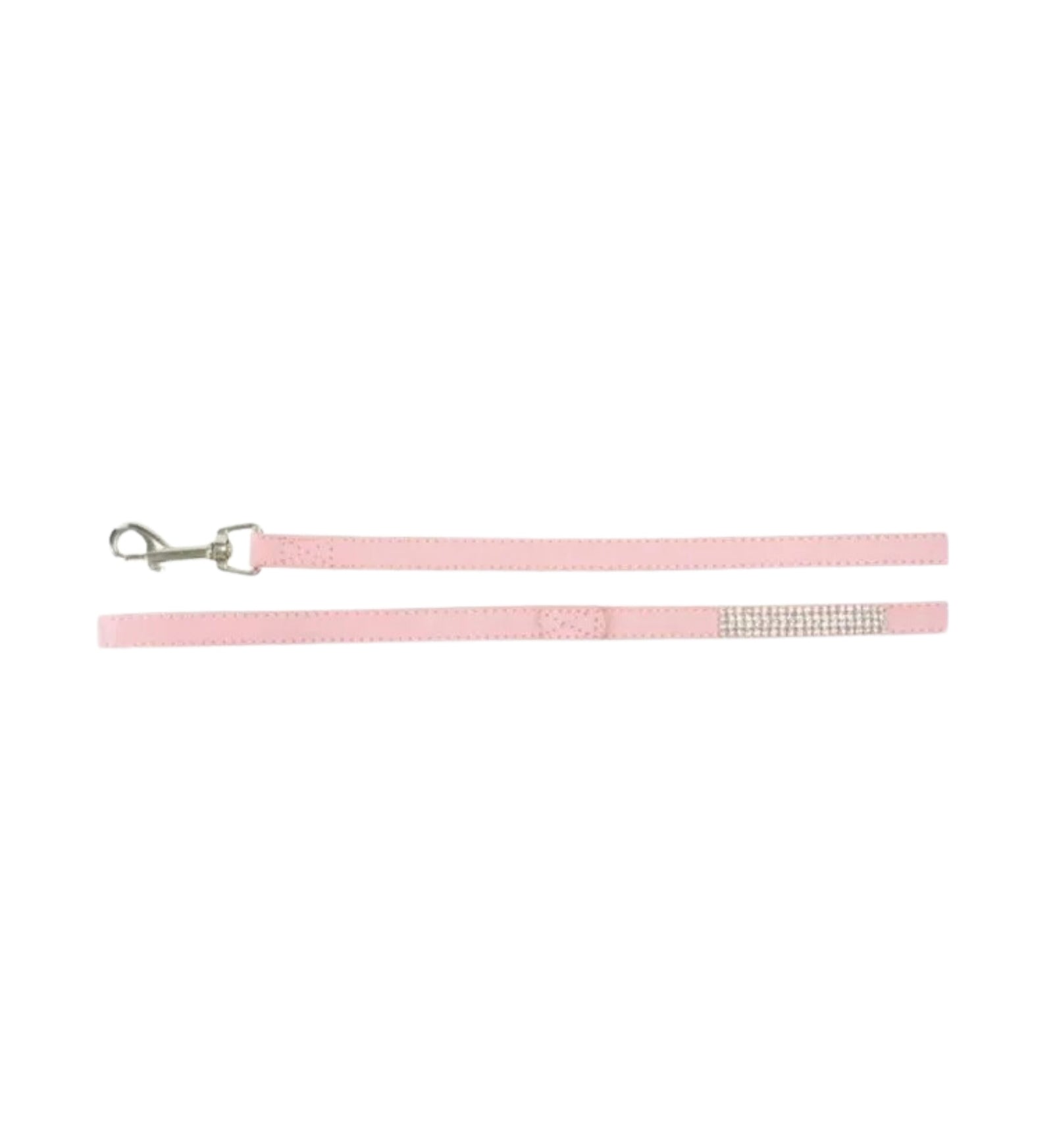 GUINZAGLIO C/STRASS 15x1200MM ROSA