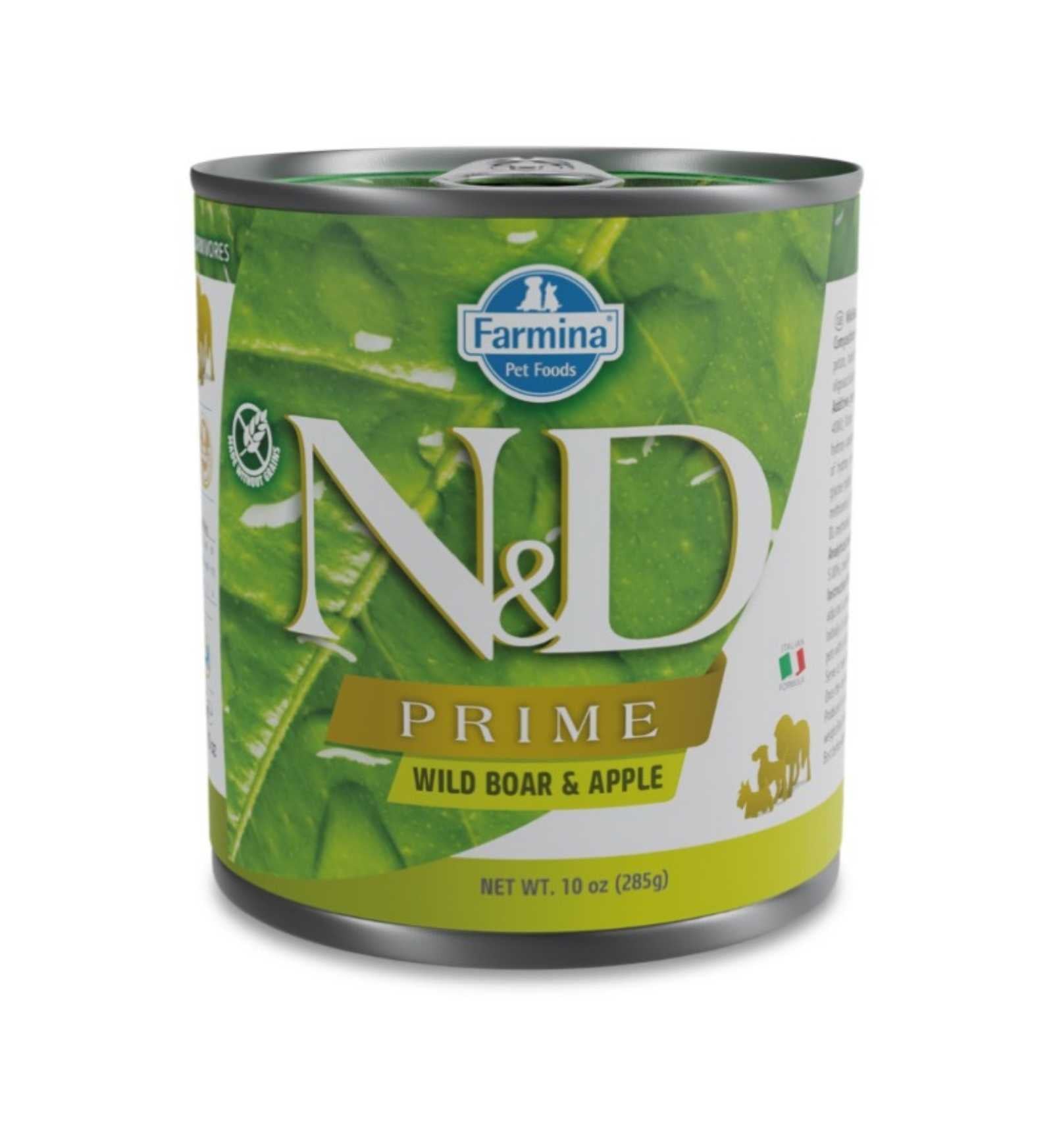 Cane Prime FARMINA N&D DELICIOUS GRAIN FREE CANE PRIME CON CINGHIALE E MELA DA 28 ...