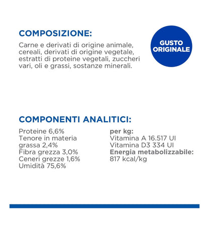 HILL'S SCIENCE PLAN CANE ADULT LIGHT AL POLLO DA 370G IN LATTINA