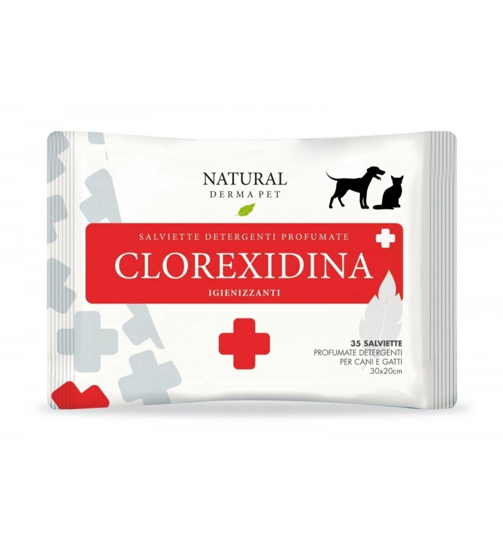 DERBE CANE E GATTO SALVIETTE ALLA CLOREXIDINA DA 35 PEZZI