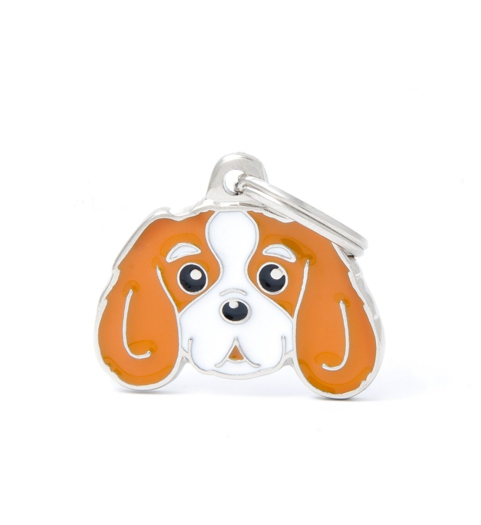 MEDAGLIETTA CAVALIER KING ARANCIO