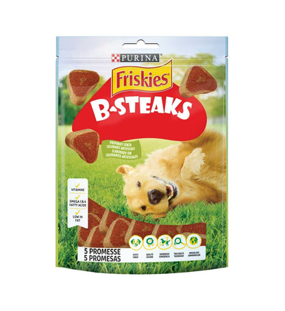 PURINA FRISKIES SNACK CANE B-STEAKS DA 150 GR