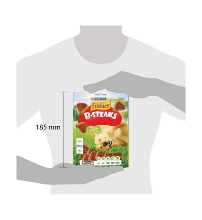 PURINA FRISKIES SNACK CANE B-STEAKS DA 150 GR