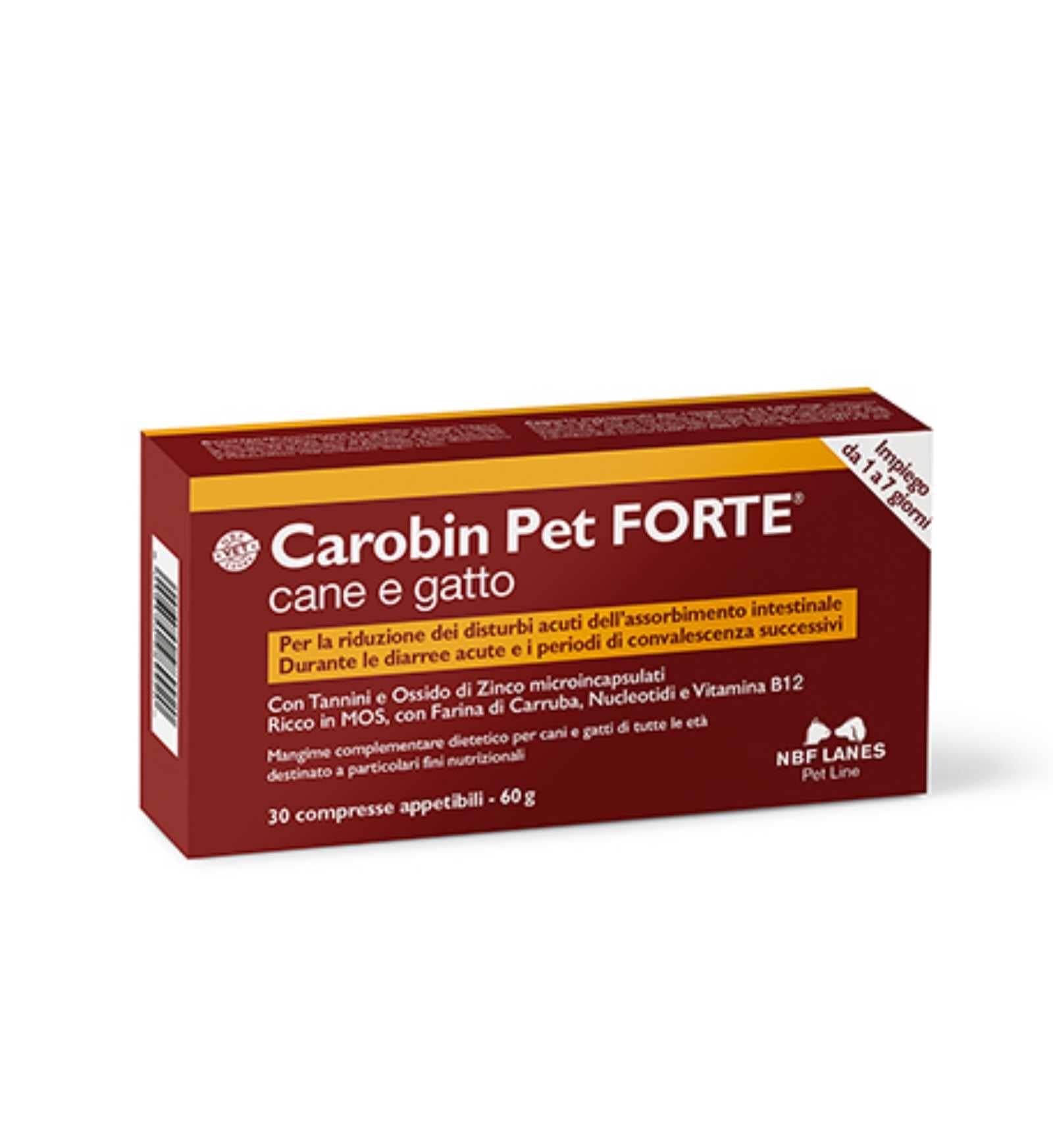 NBF LANES CANE E GATTO CAROBIN PET FORTE 30 COMPRESSE