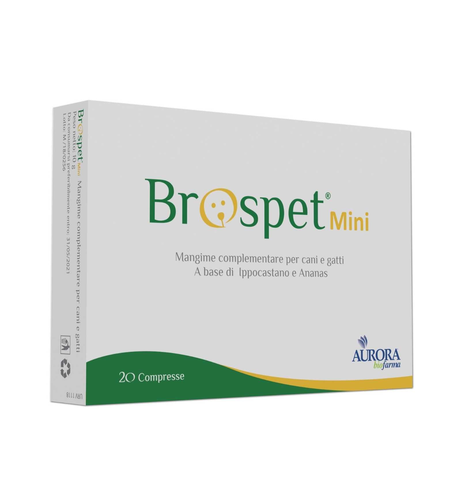 AURORA BIOFARMA CANE BROSPET MINI 20 COMPRESSE