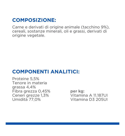 HILL'S SCIENCE PLAN CANE ADULT MEDIUM AL TACCHINO DA 370 GR IN LATTINA