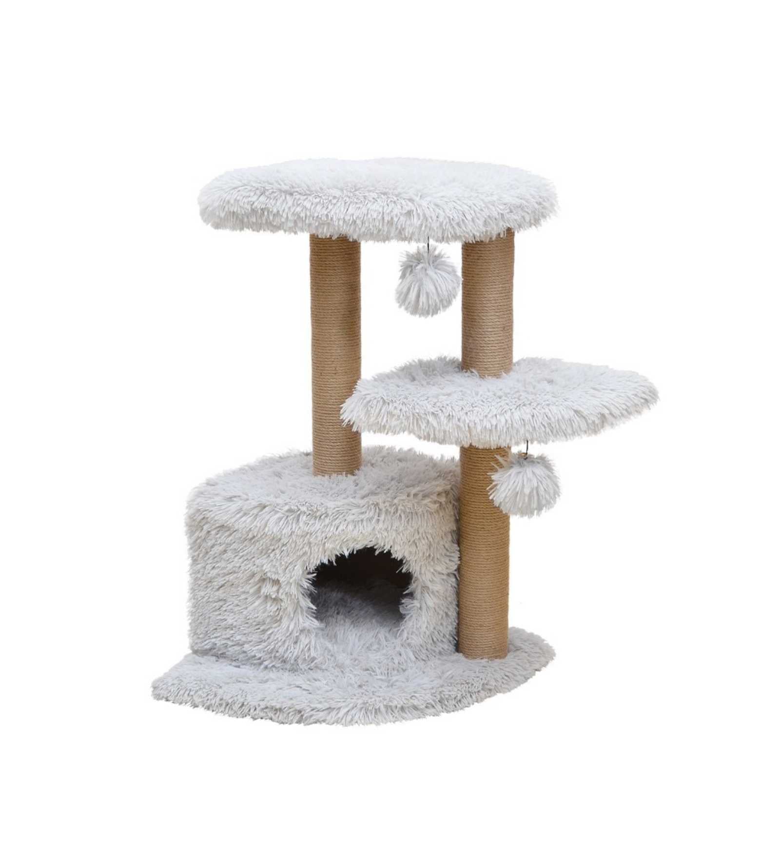 FERRIBIELLA GATTO TIRAGRAFFI NEBULA 40 x 40 CM H 68 CM BOX 42 x 30 x 42 CM