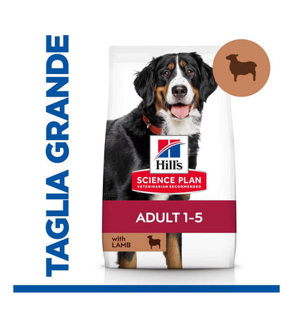 HILL'S SCIENCE PLAN CANE ADULT LARGE BREED ALL'AGNELLO E RISO DA 14 KG
