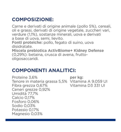 HILL'S  PRESCRIPTION DIET CANE  K/D KIDNEY CARE