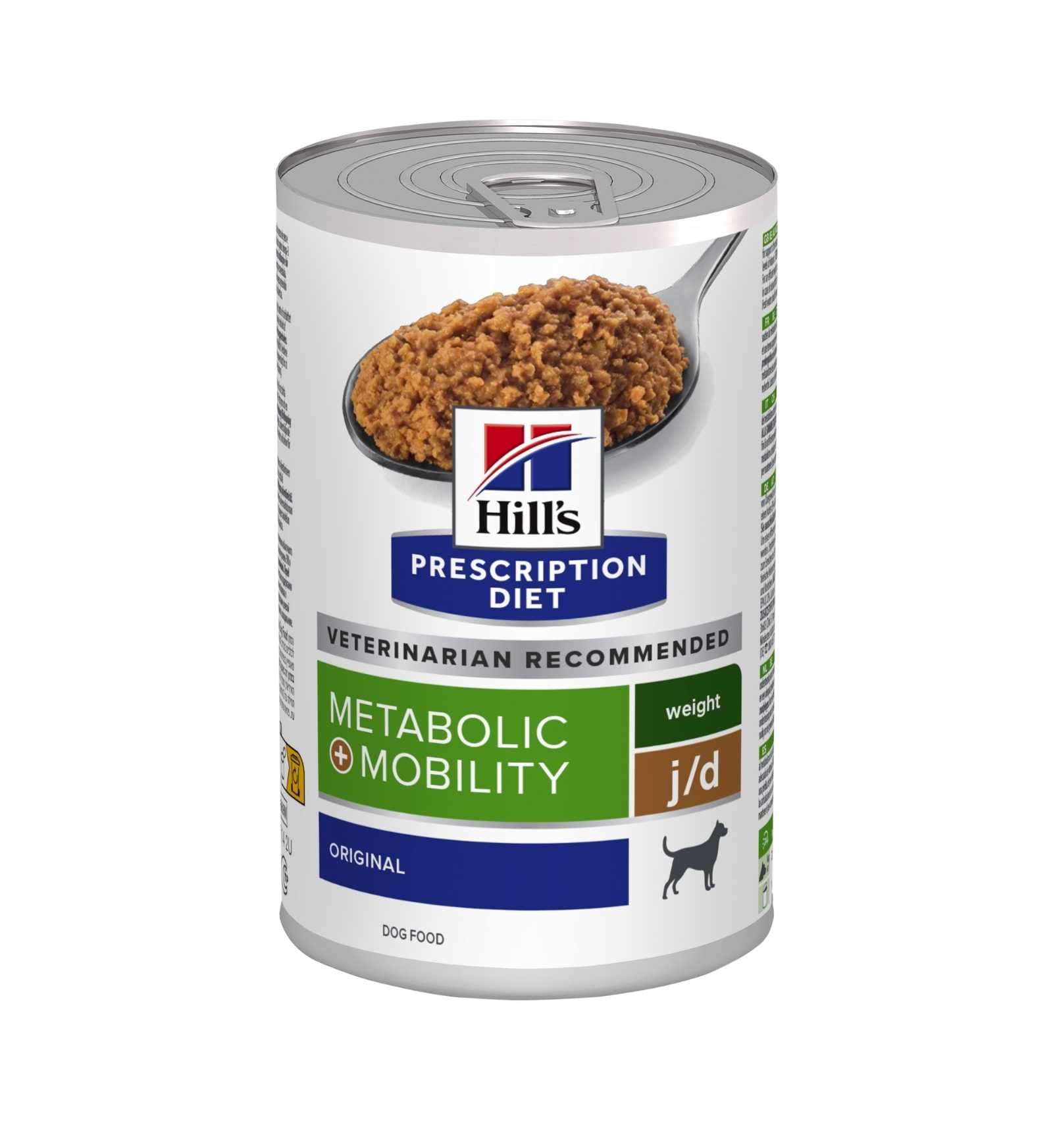 HILL'S  PRESCRIPTION DIET CANE  WEIGHT J/D METABOLIC + MOBILITY DA 370 G IN LATTINA