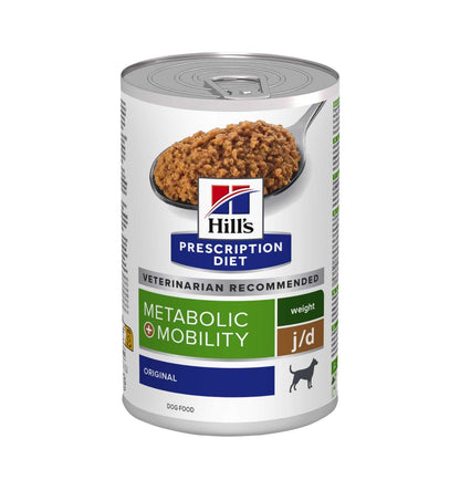HILL'S  PRESCRIPTION DIET CANE  WEIGHT J/D METABOLIC + MOBILITY DA 370 G IN LATTINA