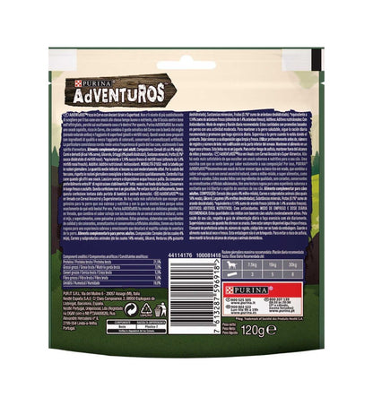 PURINA ADVENTUROS SNACK CANE RICCO IN CERVO CON ANCIENT GRAIN E SUPERFOOD DA 120 GR