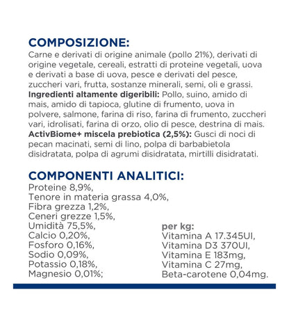 HILL'S PRESCRIPTION DIET GATTO GASTROINTESTINAL BIOME DA 85 GR IN BUSTA