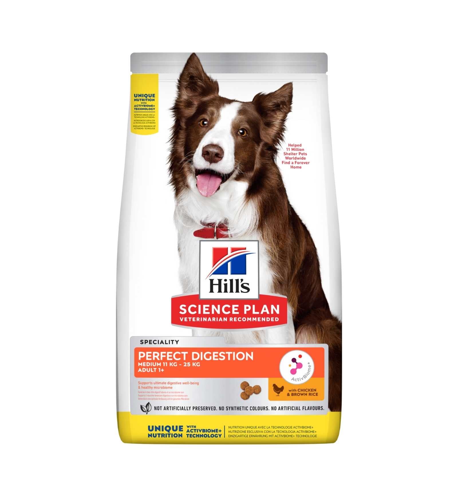 HILL'S SCIENCE PLAN CANE ADULT MEDIUM PERFECT DIGESTION DA 2,5 KG