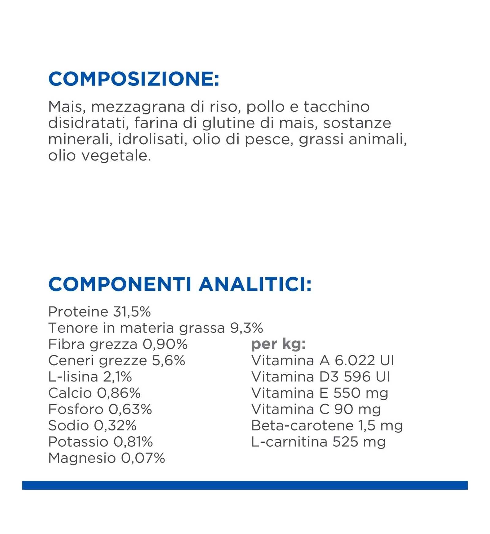 HILL'S SCIENCE PLAN GATTO MATURE STERILISED AL POLLO DA 1,5 KG