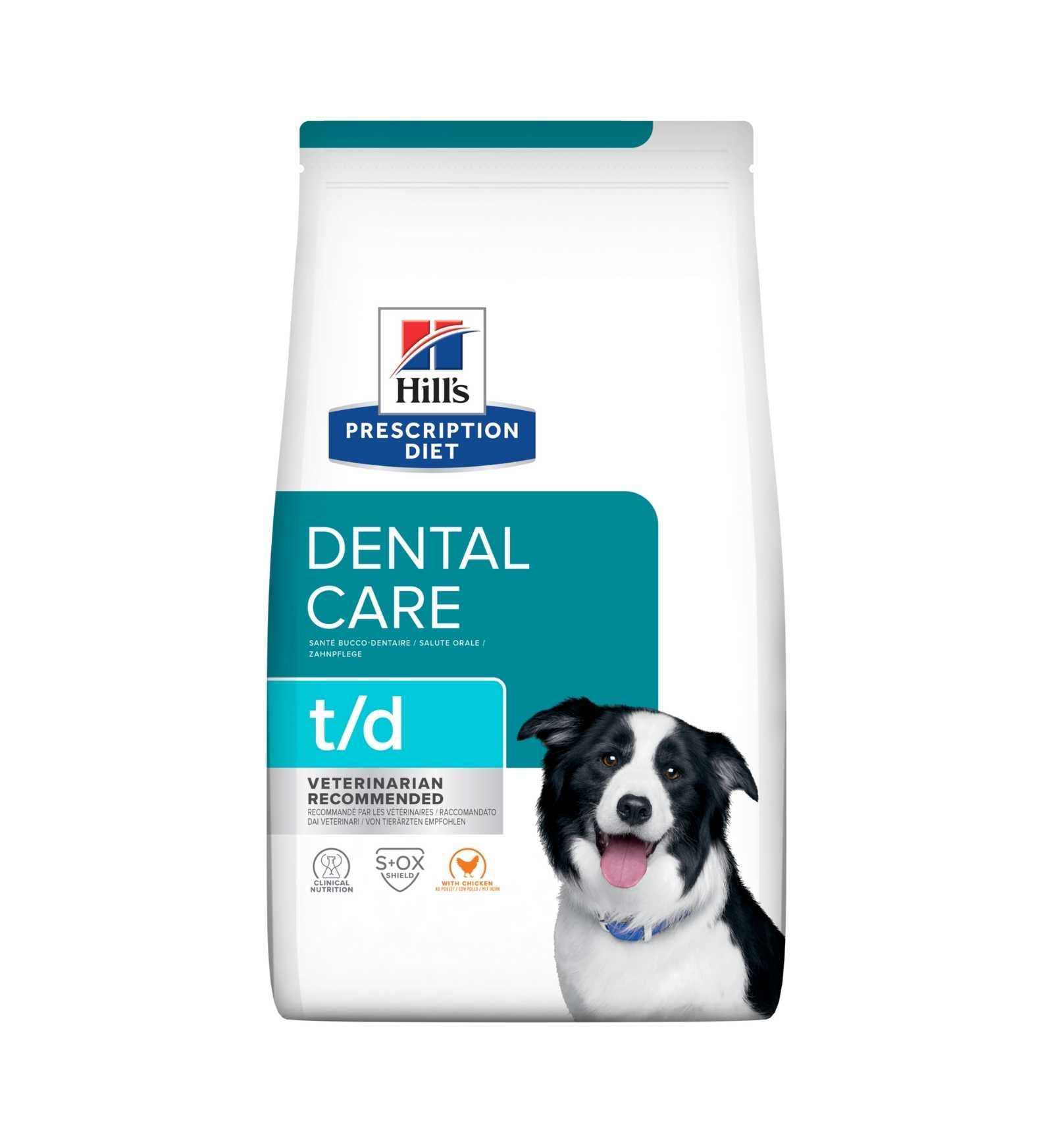 HILL'S PRESCRIPTION DIET CANE T/D AL POLLO DA 4 KG