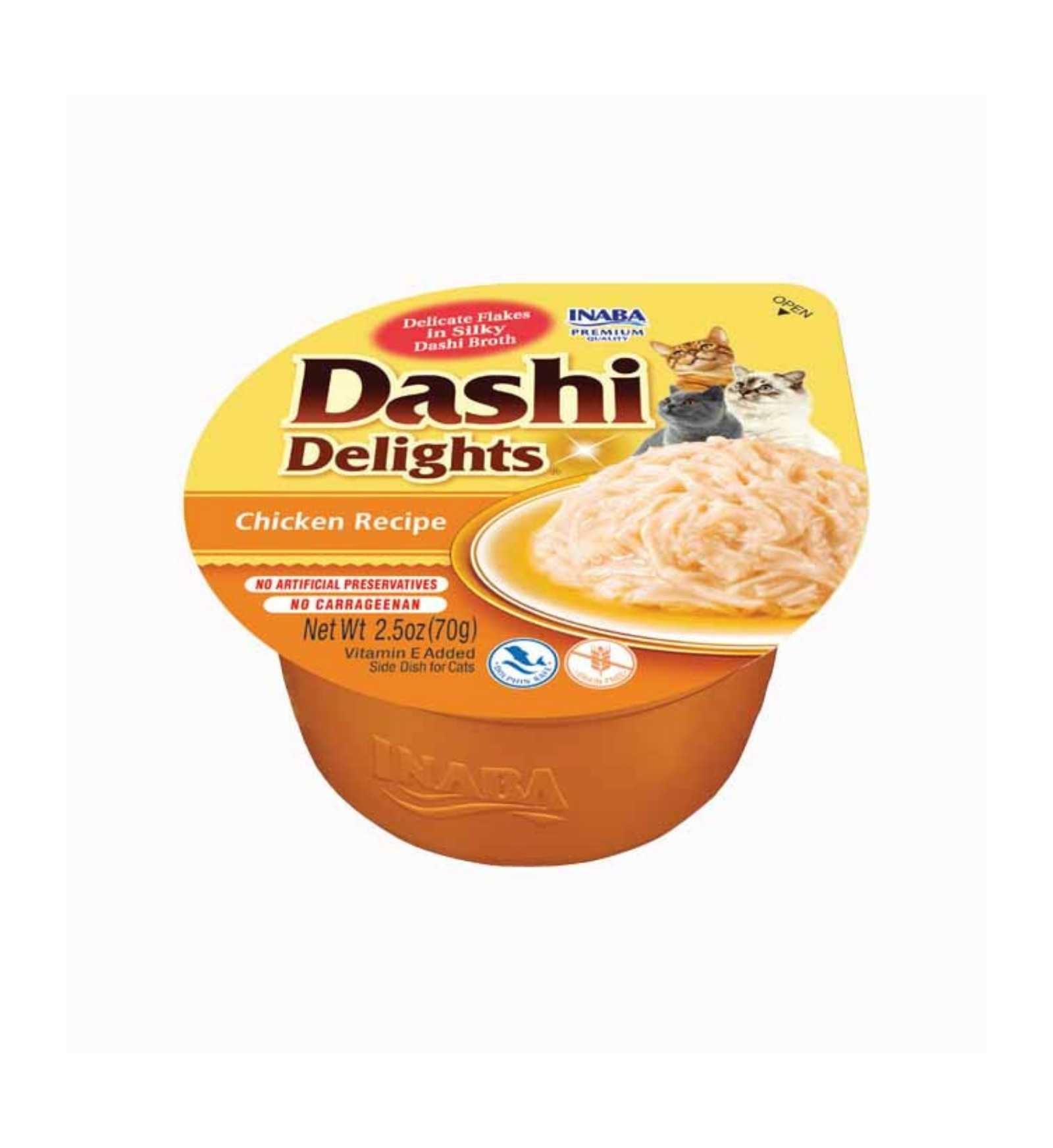 CIAO DASHI GATTO SNACK WET DELIZIE RICETTA DI POLLO DA 70 GR
