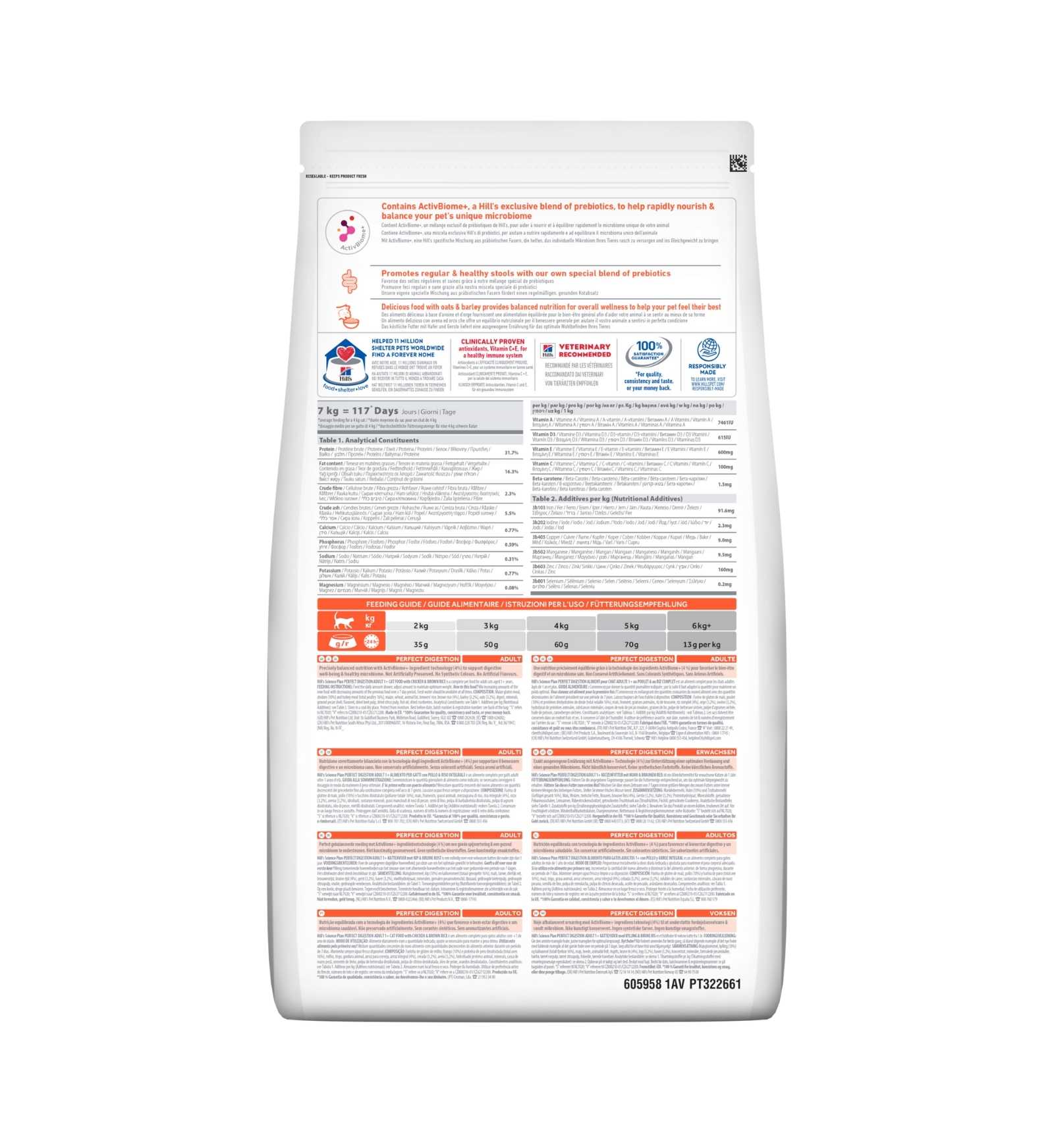 HILL'S SCIENCE PLAN GATTO ADULT PERFECT DIGESTION