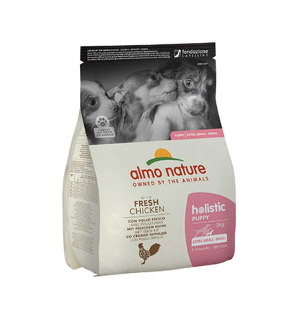 ALMO NATURE CANE HOLISTIC PUPPY SMALL CON POLLO E RISO