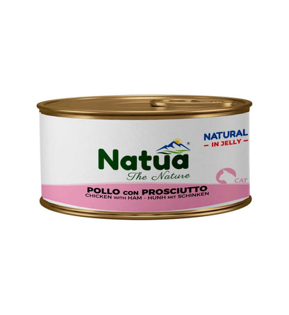 NATUA NATURAL GATTO JELLY POLLO CON PROSCIUTTO IN LATTINA