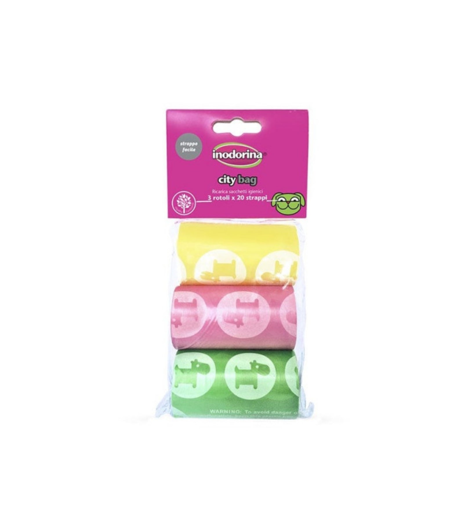 INODORINA CANE CITY BAG RICARICA 3 PEZZI