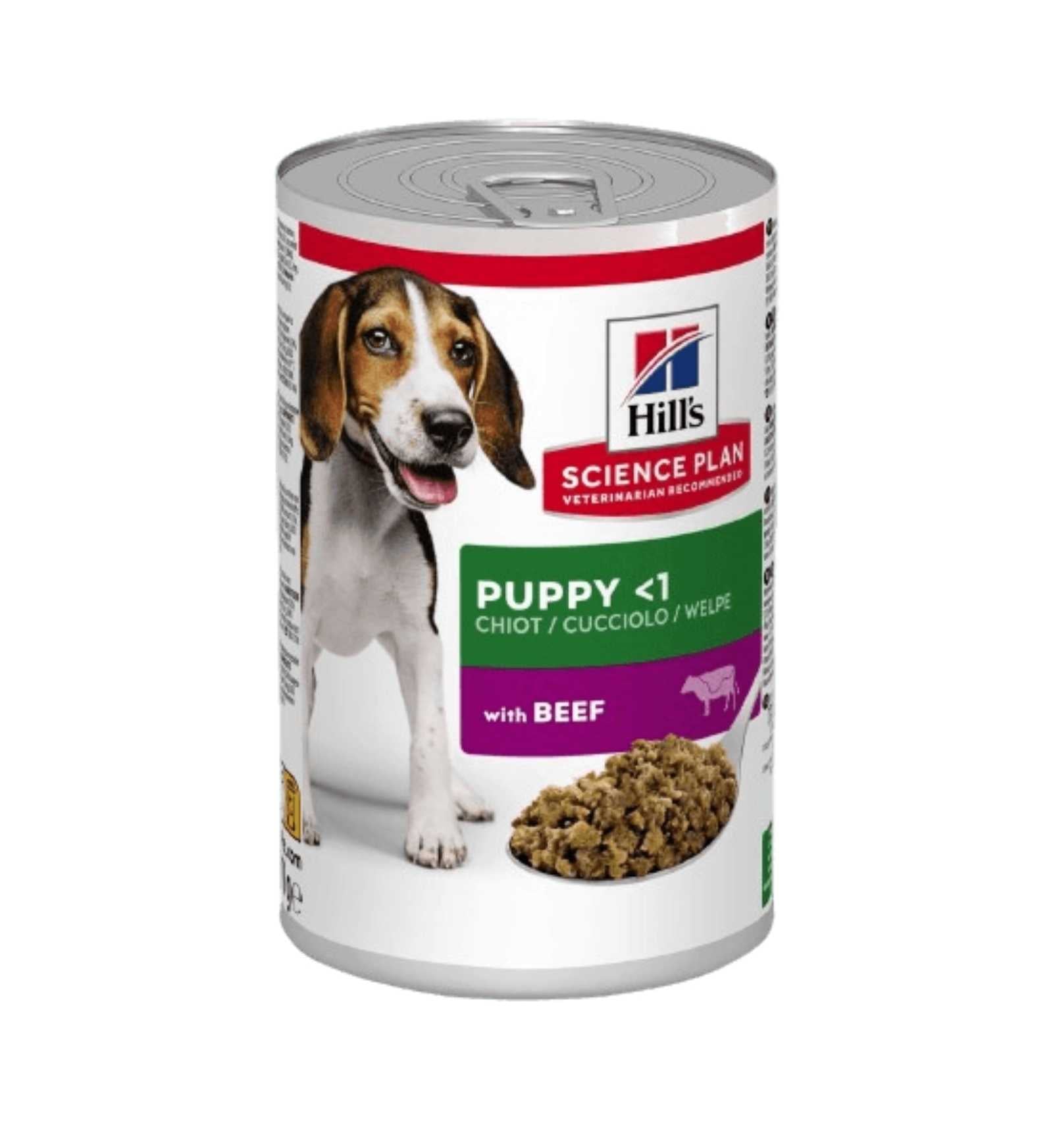HILL'S SCIENCE PLAN CANE PUPPY AL MANZO DA 370 GR IN LATTINA