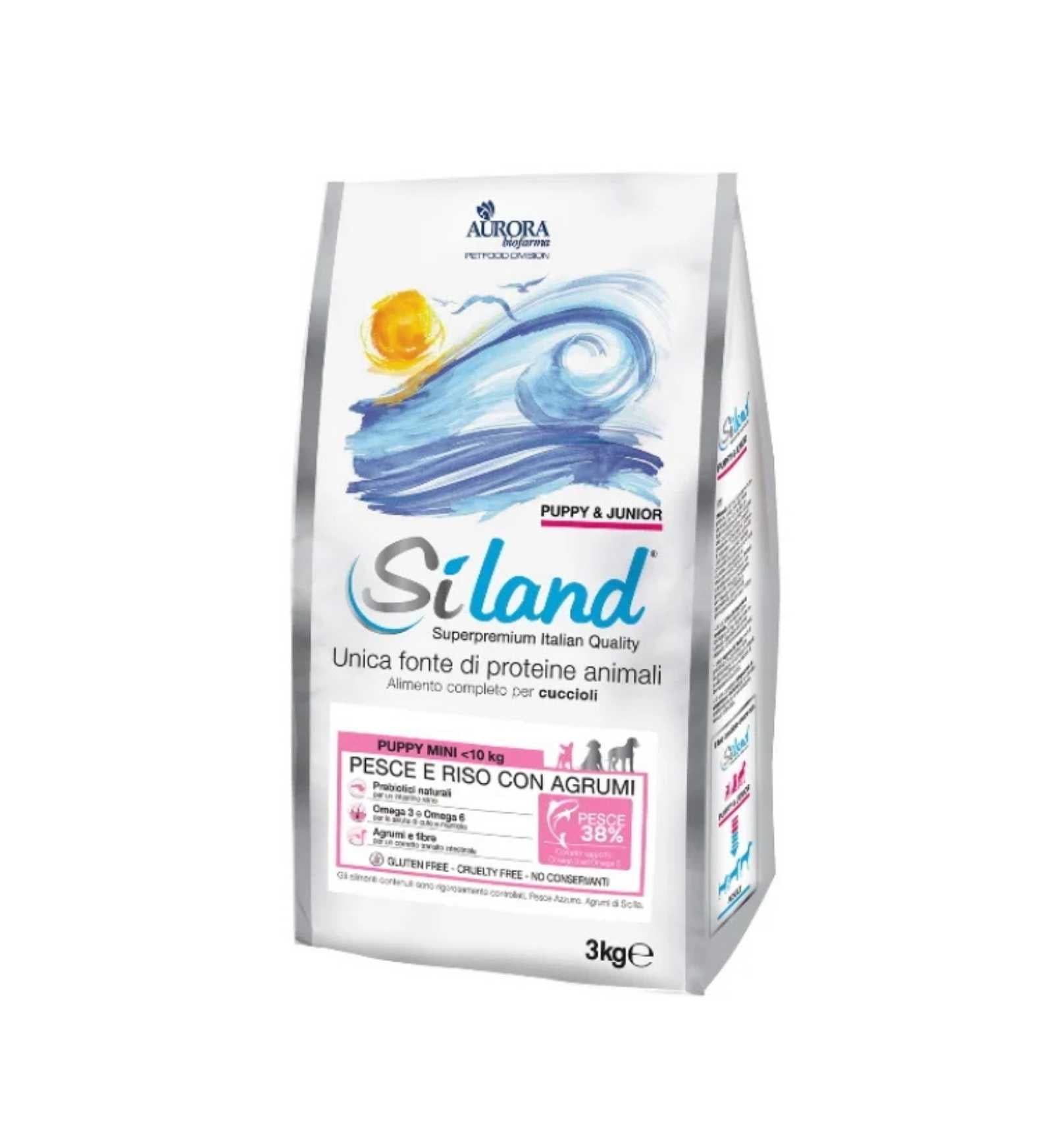 AURORA BIOFARMA SILAND CANE DIET PUPPY MINI MONOPROTEICO CON PESCE E AGRUMI DA 3 KG