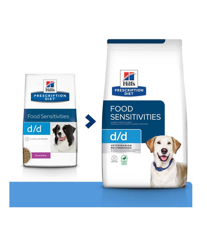 HILL'S  PRESCRIPTION DIET CANE  D/D FOOD SENSITIVITIES ANATRA E RISO 12KG