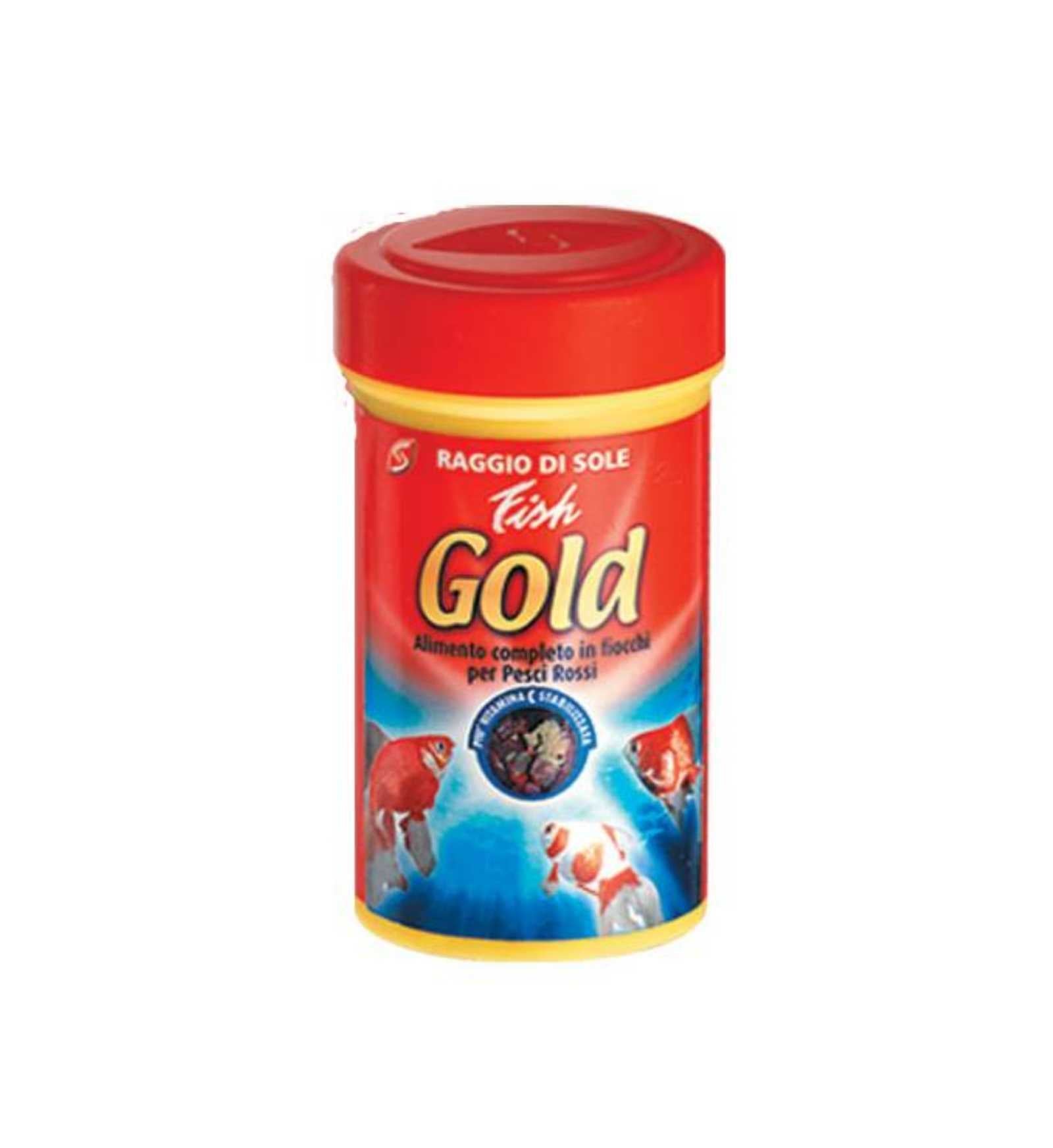 RAGGIO DI SOLE FISH GOLD ALIMENTO COMPLETO PER PESCI ROSSI DA 20 GR 100 ML