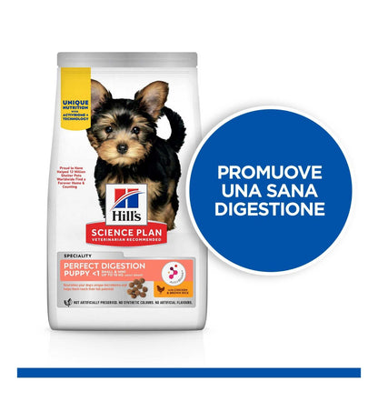HILL'S SCIENCE PLAN CANE PUPPY SMALL & MINI PERFECT DIGESTION DA 1,5 KG