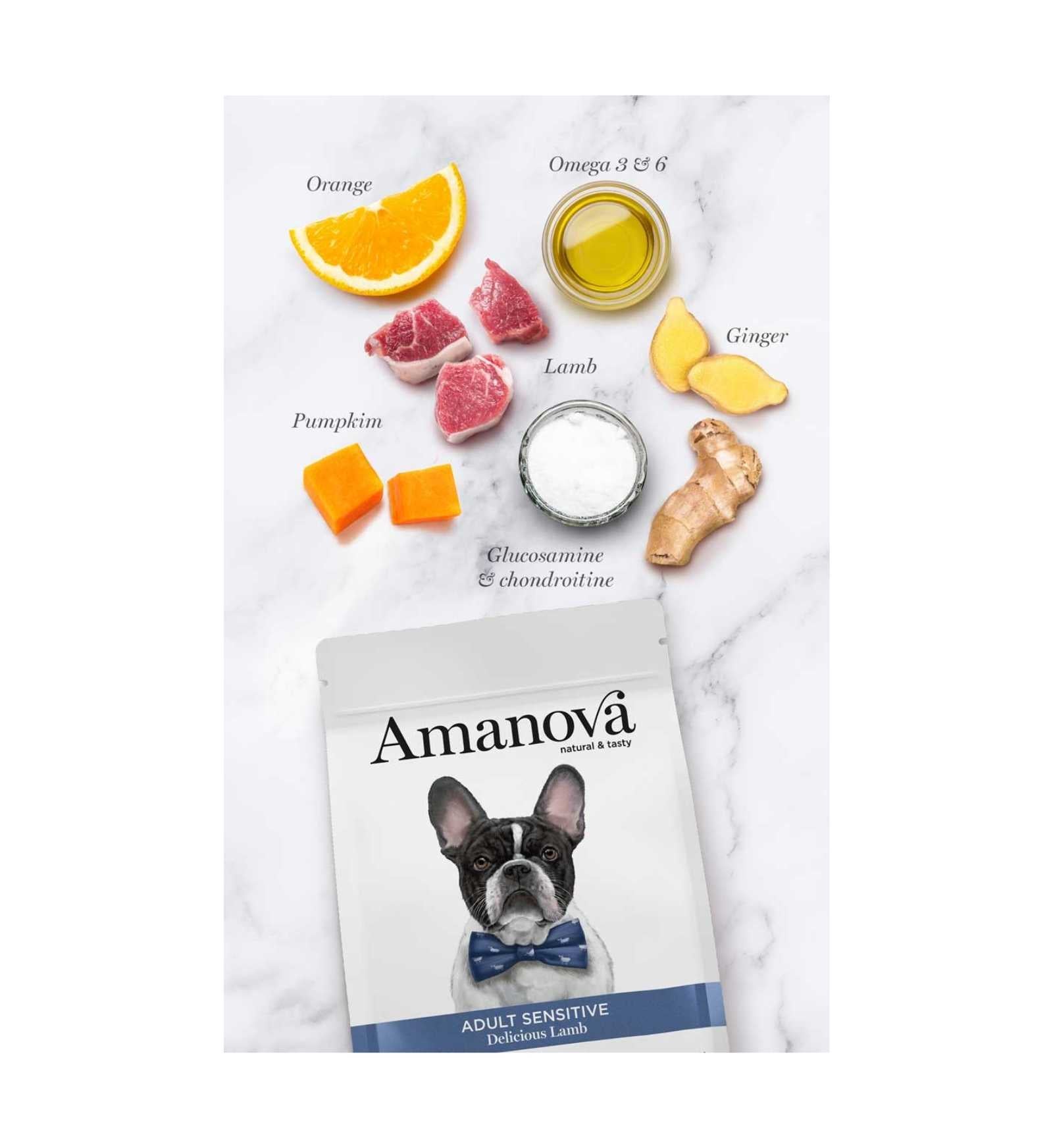 AMANOVA CANE ADULT SENSITIVE DELICIOUS AGNELLO