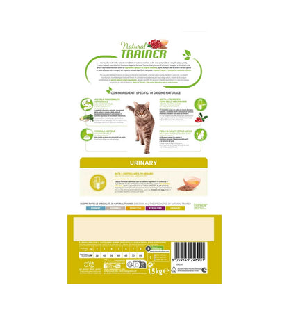TRAINER GATTO NATURAL ADULT URINARY POLLO SEMI DI LINO E UOVA