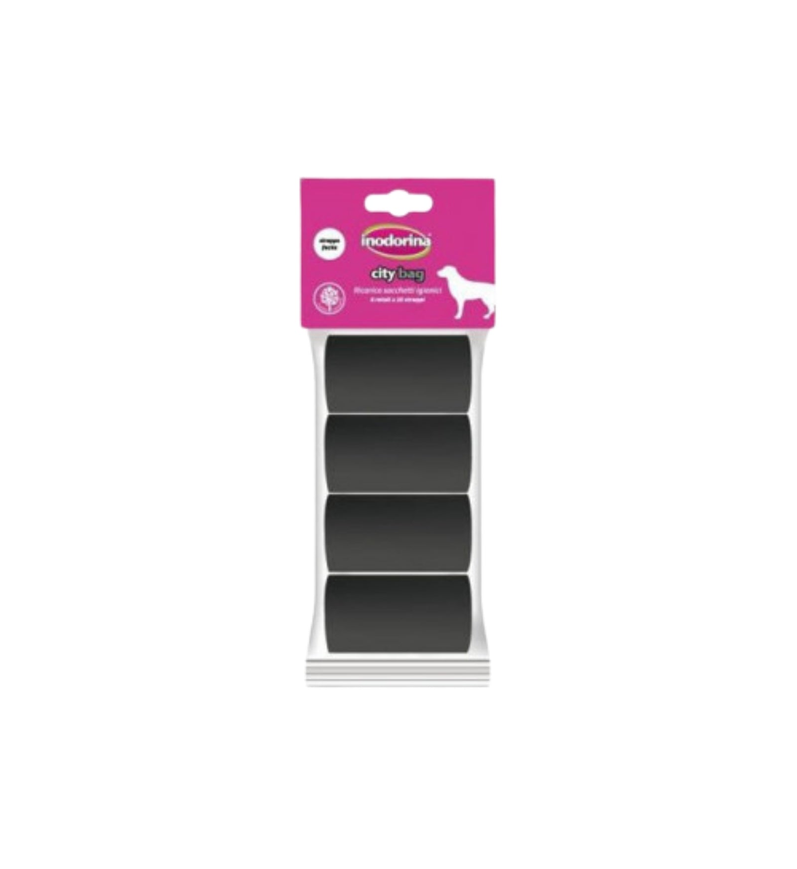 INODORINA CANE CITY BAG RICARICA  NERO 12 PEZZI